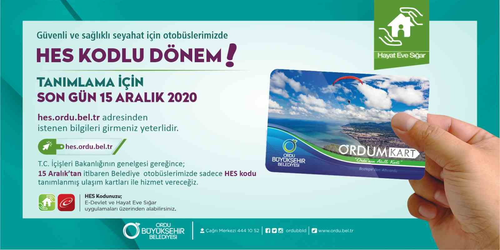 KARTLARINIZI HES KODUYLA EŞLEŞTİRİN!